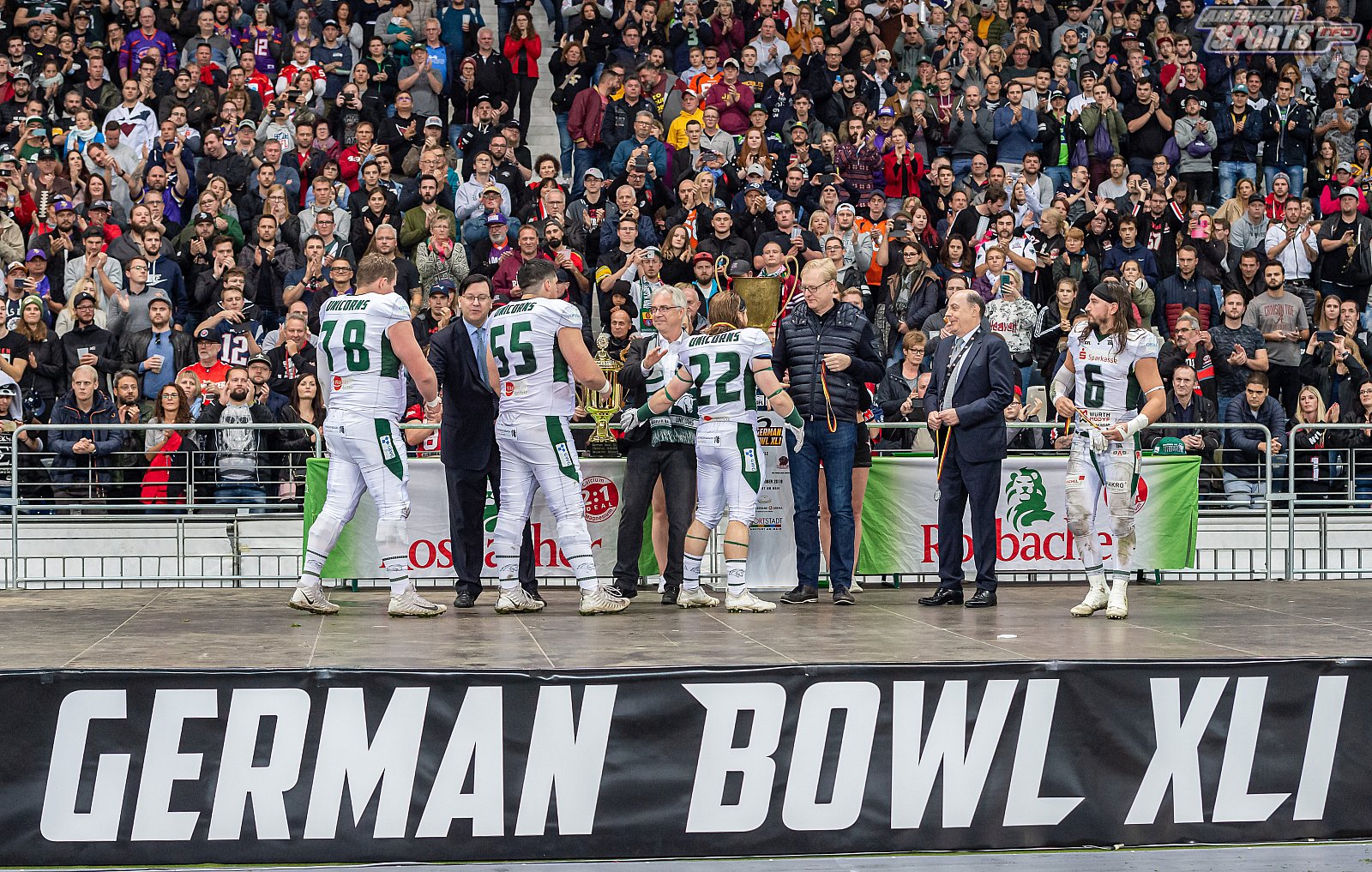 Germanbowl XLI: Schwäbisch Hall Unicorns vs NewYorker Lions Braunschweig 07:10 12.10.2019 II