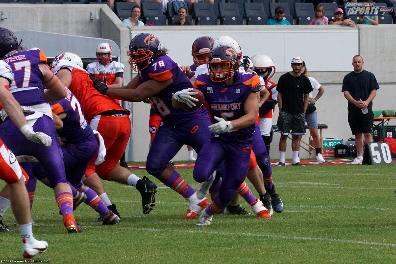 GFL Süd: Stuttgart Scorpions vs. Frankfurt Universe 55:20 26.06.2021 Galerie 2