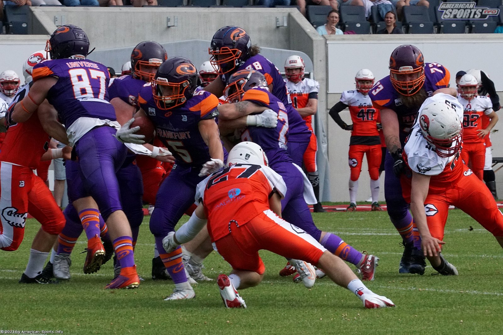 GFL Süd: Stuttgart Scorpions vs. Frankfurt Universe 55:20 26.06.2021 Galerie 2