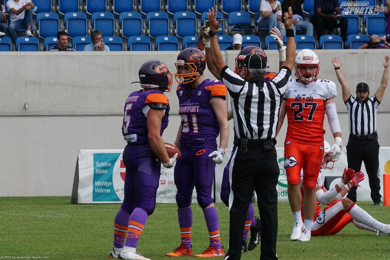 GFL Süd: Stuttgart Scorpions vs. Frankfurt Universe 55:20 26.06.2021 Galerie 2