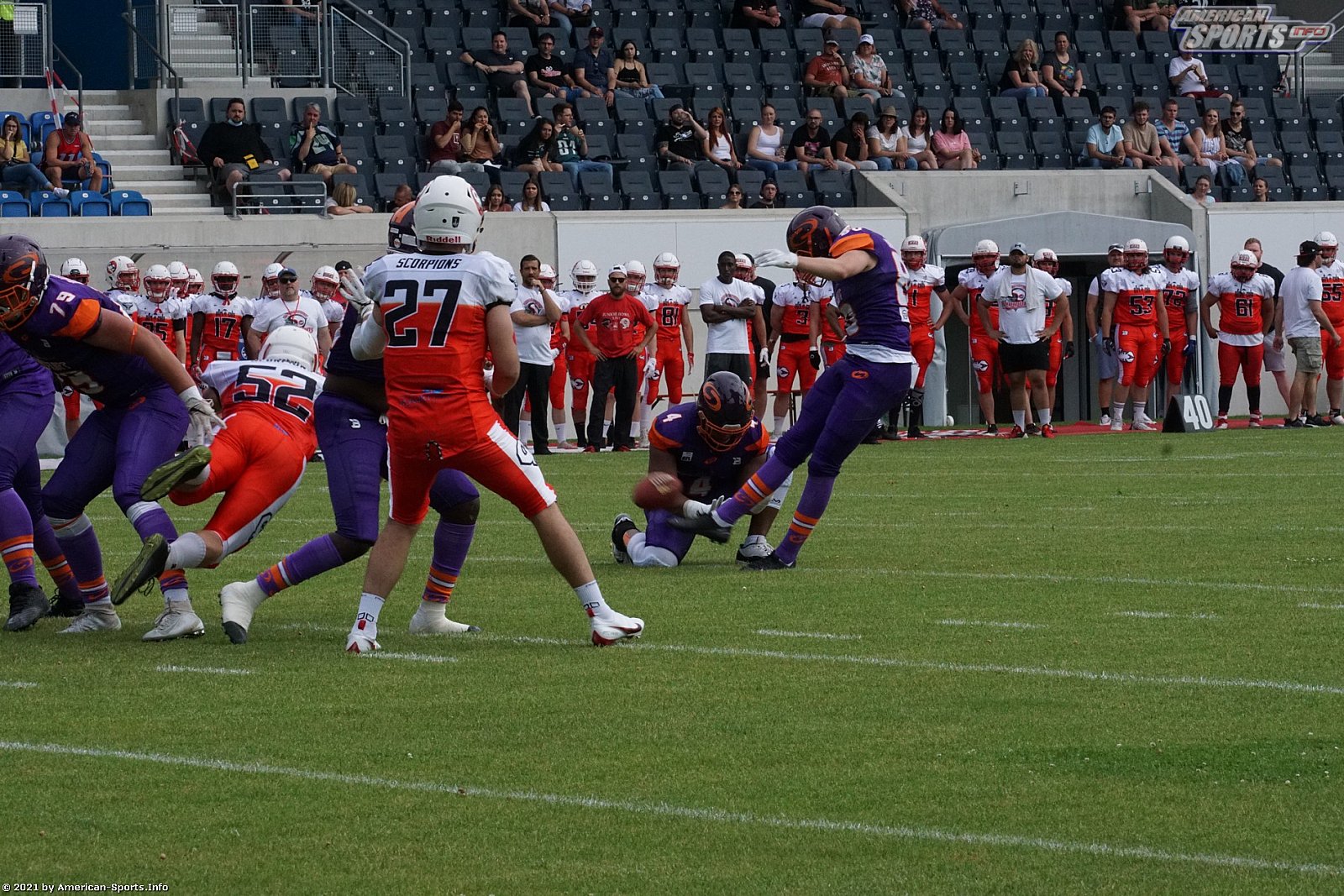 GFL Süd: Stuttgart Scorpions vs. Frankfurt Universe 55:20 26.06.2021 Galerie 2