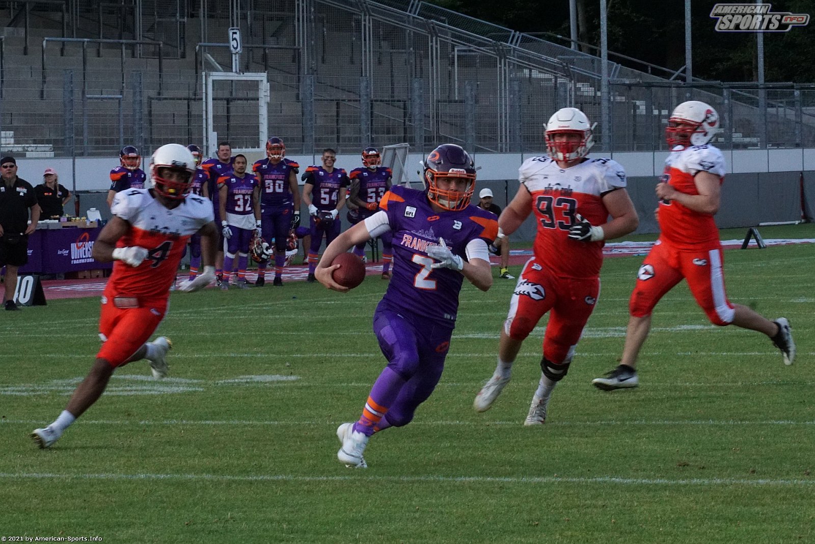 GFL Süd: Stuttgart Scorpions vs. Frankfurt Universe 55:20 26.06.2021 Galerie 2