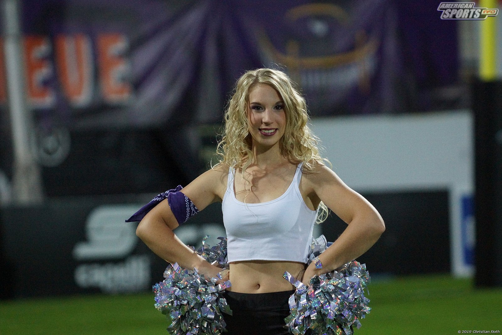 Die Frankfurt Universe Cheerleader beim Heimspiel gegen die Hildesheim Invaders am 21.09.2019