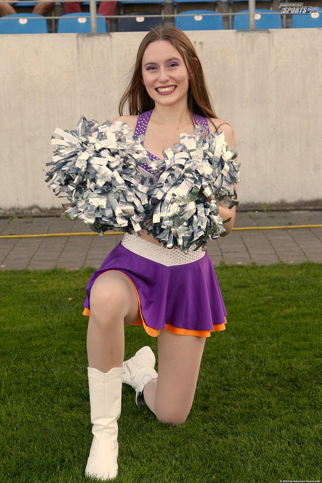 Die Frankfurt Universe Cheerleader beim Heimspiel gegen die Ravensburg Razorbacks 22:64 14.08.2021