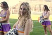 Die Frankfurt Universe Cheerleader beim Heimspiel gegen die Ravensburg Razorbacks 22:64 14.08.2021