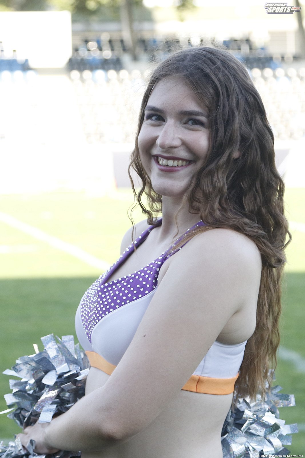 Die Frankfurt Universe Cheerleader beim Heimspiel gegen die Ravensburg Razorbacks 22:64 14.08.2021
