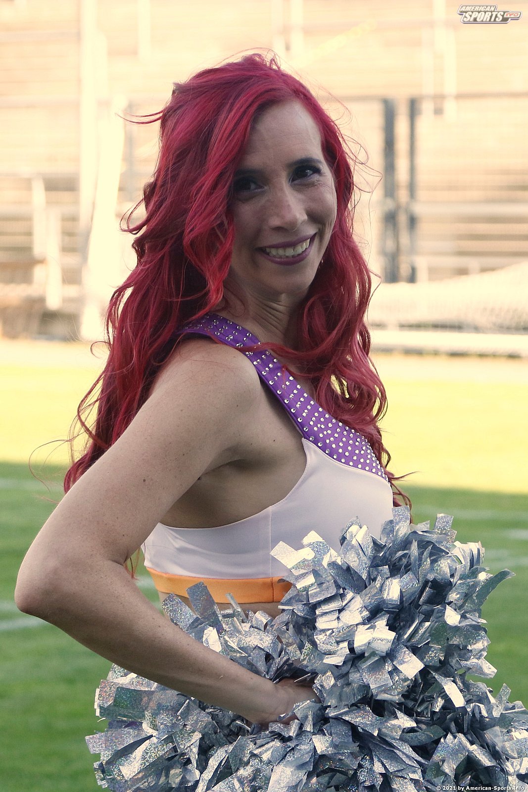 Die Frankfurt Universe Cheerleader beim Heimspiel gegen die Ravensburg Razorbacks 22:64 14.08.2021