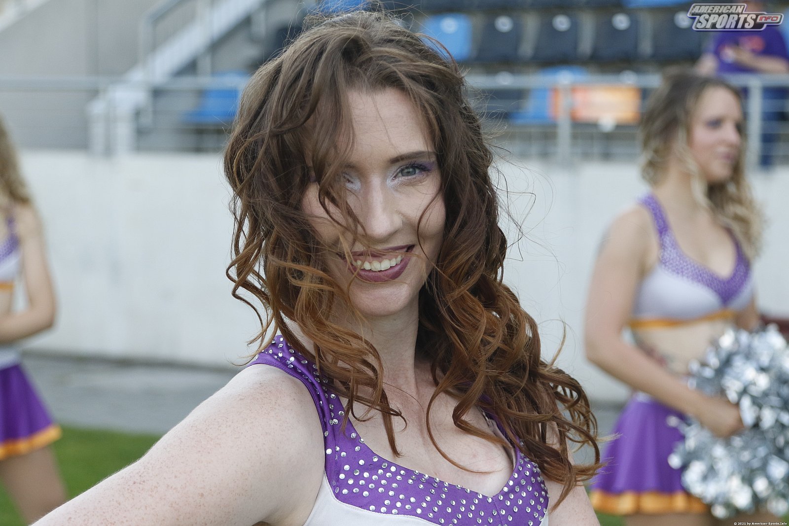 Die Frankfurt Universe Cheerleader beim Heimspiel gegen die Ravensburg Razorbacks 22:64 14.08.2021