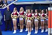 ELF: Die Pyromaniacs Cheerleader beim Heimspiel von Rhein Fire gegen die Hamburg Sea Devils am 25.07.2022