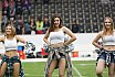 Die Frankfurt Universe Cheerleader beim Heimspiel gegen die Marburg Mercenaries am 07.09.2019