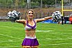 Die Frankfurt Universe Cheerleader beim Heimspiel gegen die Kirchdorf Wildcats am 28.07.2019