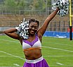 Die Frankfurt Universe Cheerleader beim Heimspiel gegen die Kirchdorf Wildcats am 28.07.2019
