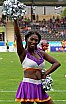 Die Frankfurt Universe Cheerleader beim Heimspiel gegen die Kirchdorf Wildcats am 28.07.2019