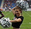 Die Frankfurt Universe Cheerleader beim Heimspiel gegen die Kirchdorf Wildcats am 28.07.2019