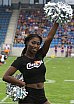 Die Frankfurt Universe Cheerleader beim Heimspiel gegen die Kirchdorf Wildcats am 28.07.2019