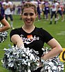 Die Frankfurt Universe Cheerleader beim Heimspiel gegen die Kirchdorf Wildcats am 28.07.2019