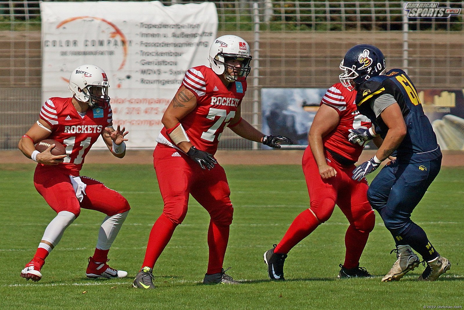 OL Hessen: Hanau Hornets vs Rhein-Main Rockets 20:33 04.08.2019