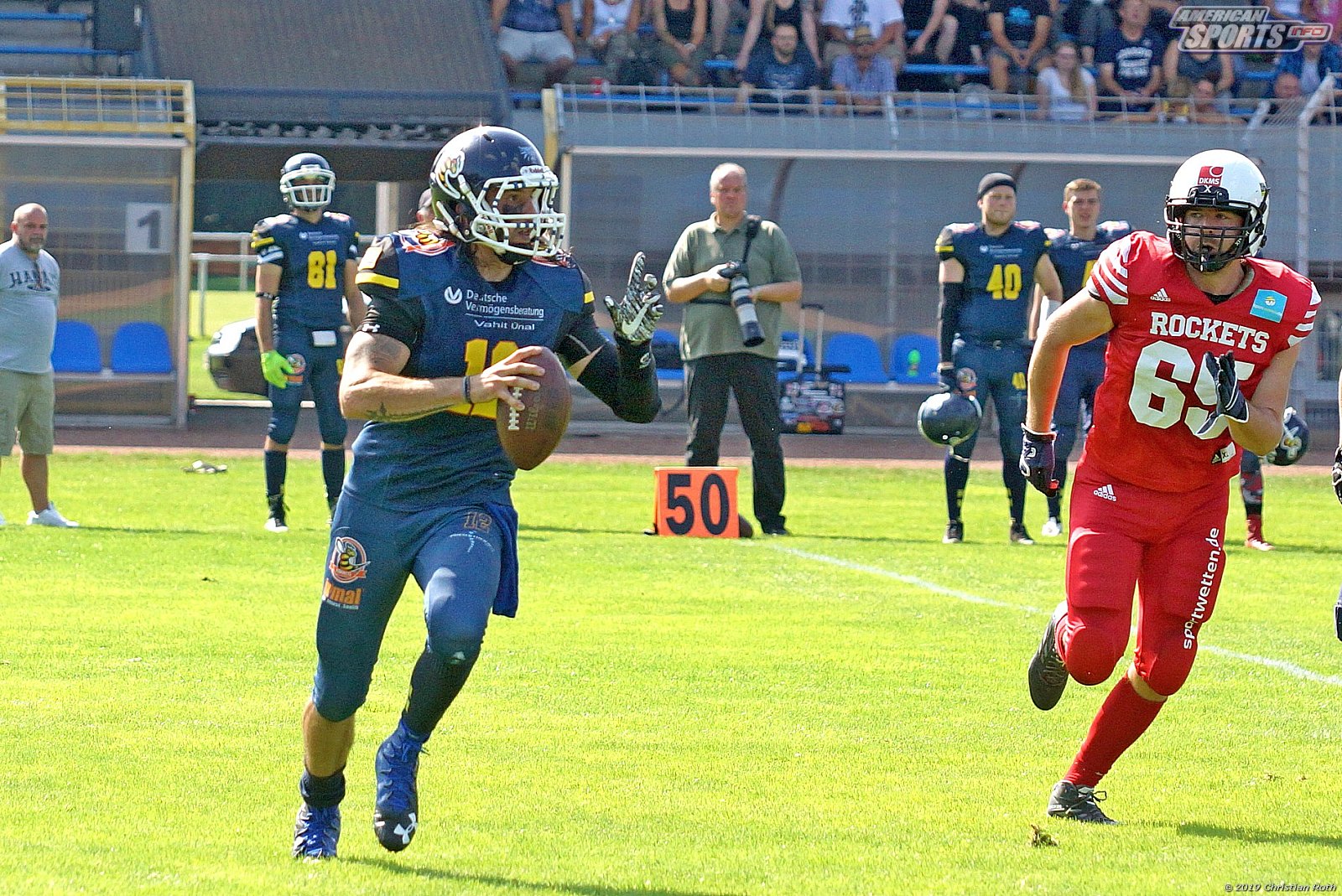 OL Hessen: Hanau Hornets vs Rhein-Main Rockets 20:33 04.08.2019