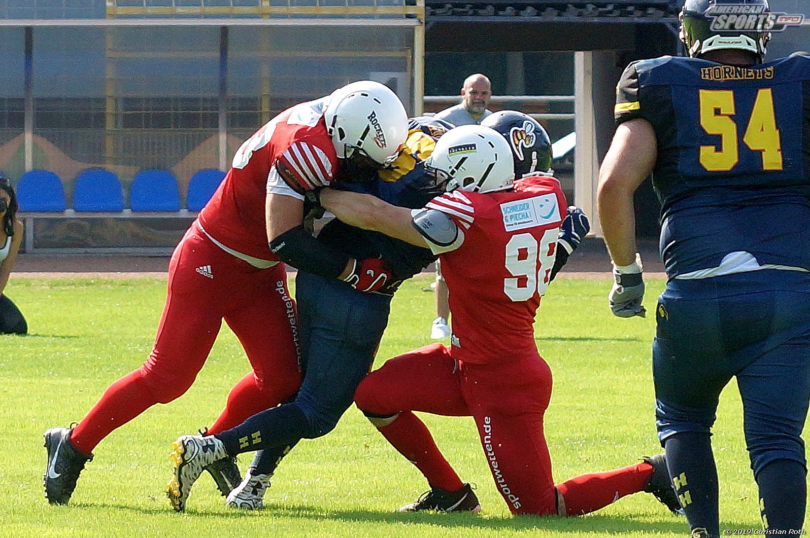 OL Hessen: Hanau Hornets vs Rhein-Main Rockets 20:33 04.08.2019