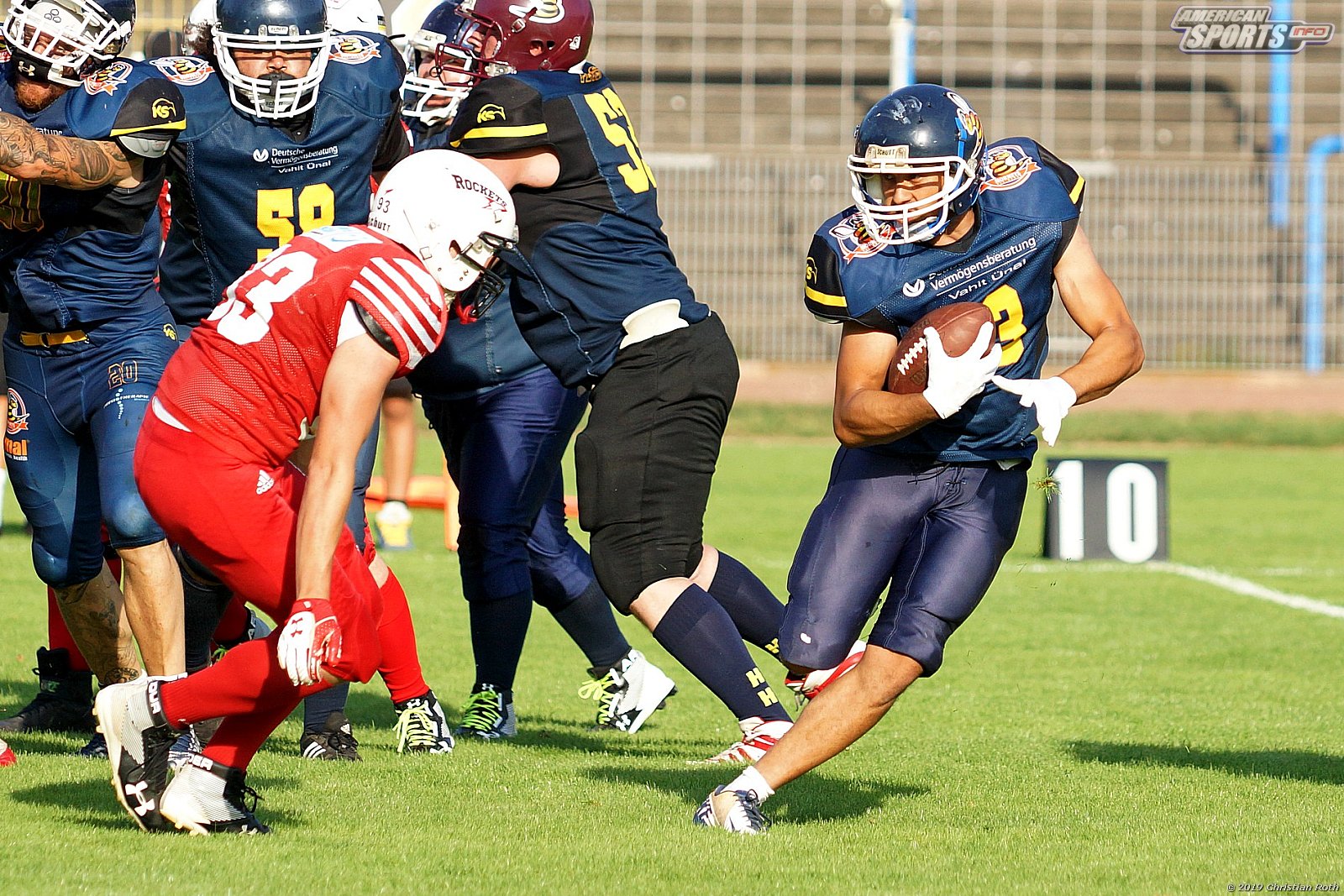 OL Hessen: Hanau Hornets vs Rhein-Main Rockets 20:33 04.08.2019