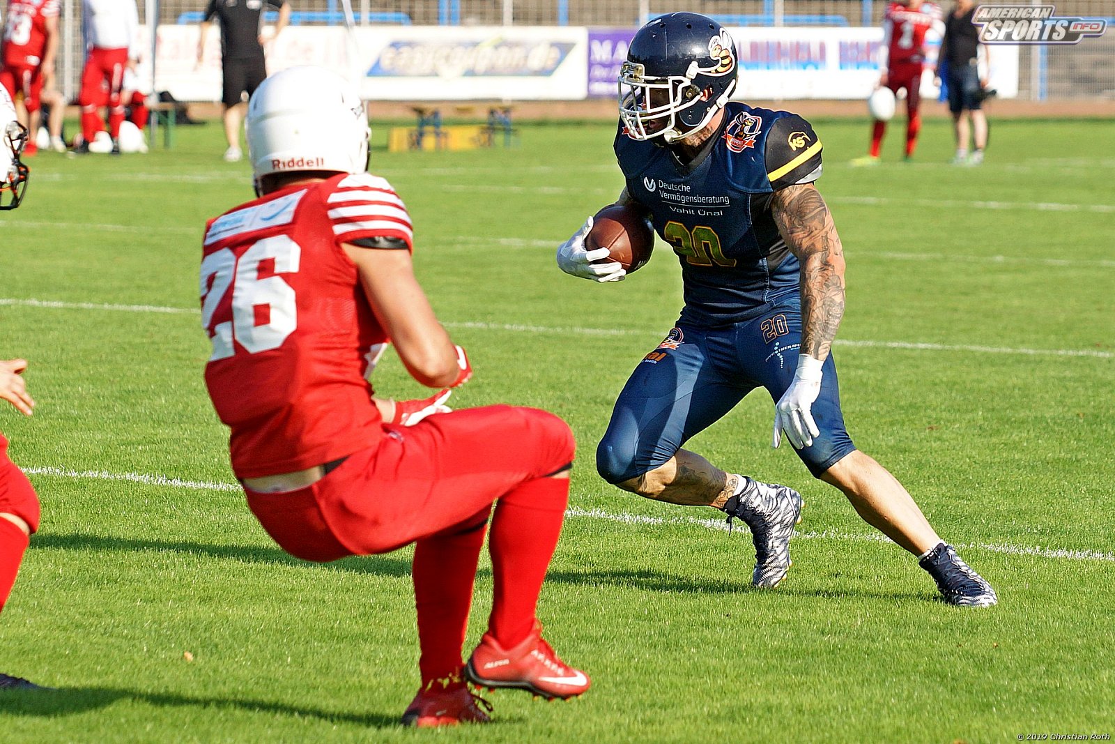 OL Hessen: Hanau Hornets vs Rhein-Main Rockets 20:33 04.08.2019