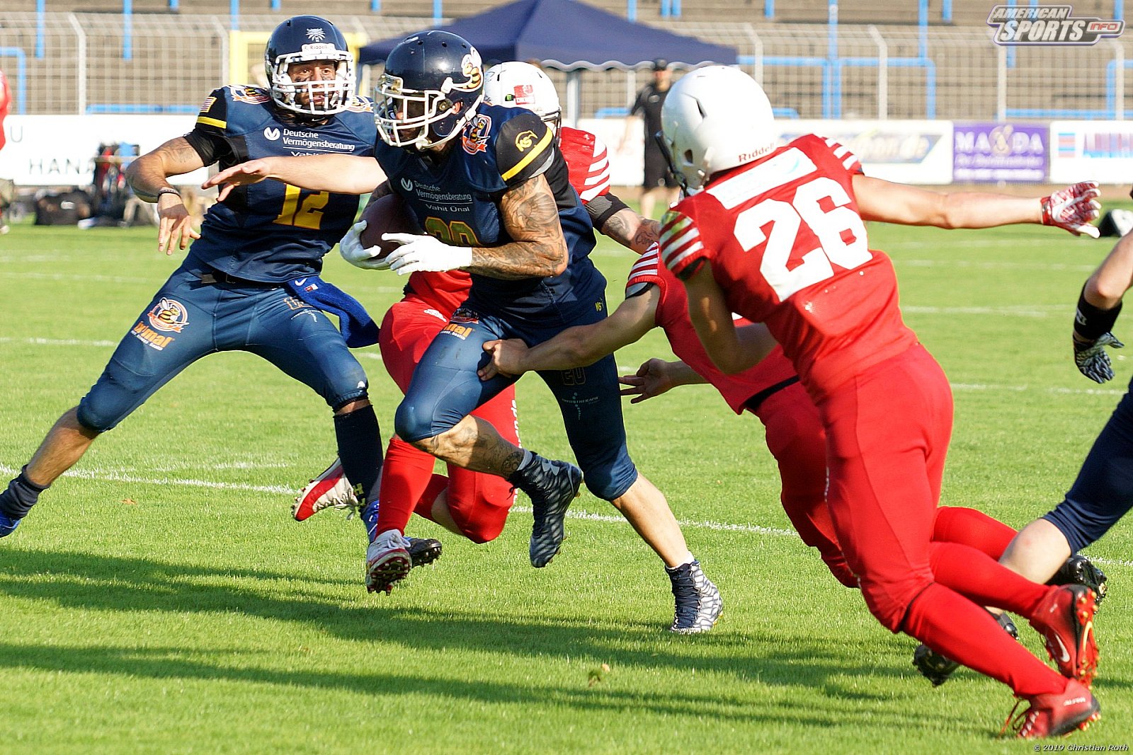 OL Hessen: Hanau Hornets vs Rhein-Main Rockets 20:33 04.08.2019