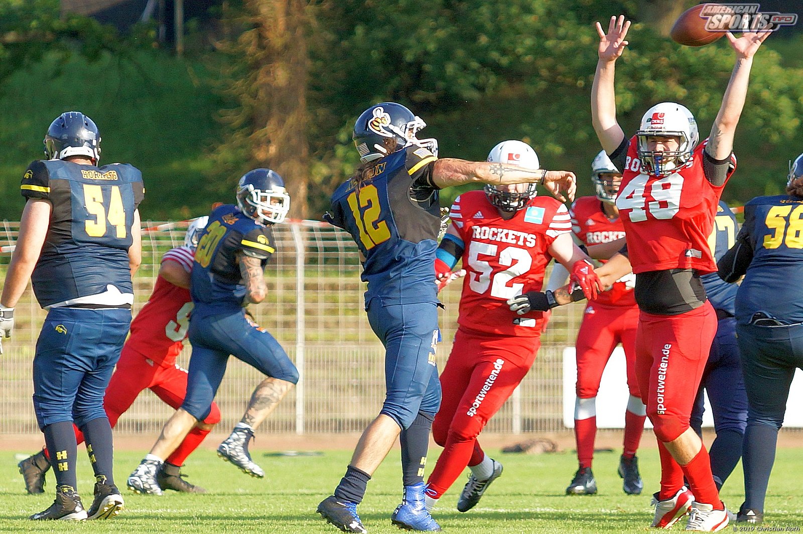 OL Hessen: Hanau Hornets vs Rhein-Main Rockets 20:33 04.08.2019