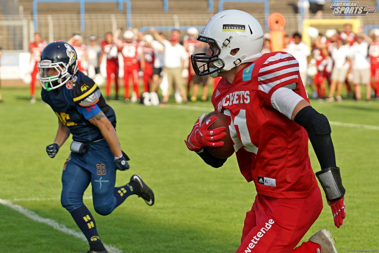 OL Hessen: Hanau Hornets vs Rhein-Main Rockets 20:33 04.08.2019
