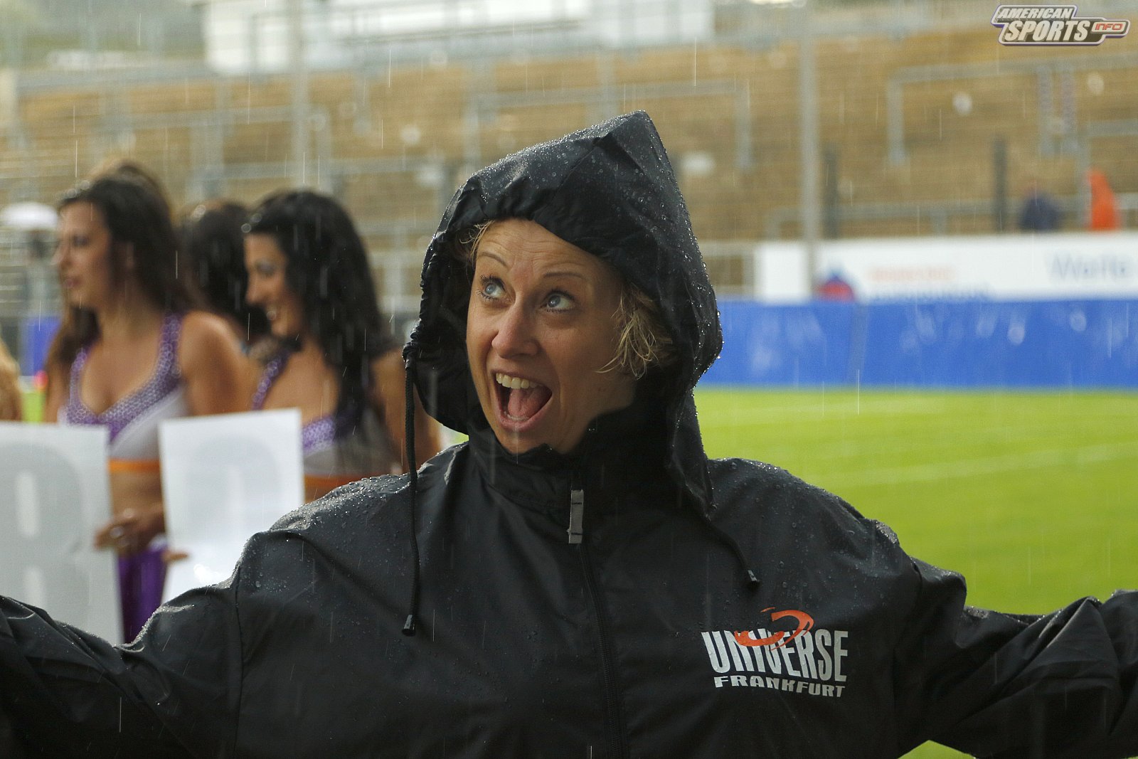 Die Frankfurt Universe Cheerleader beim Heimspiel gegen die Stuttgart Scorpions am 18.08.2019