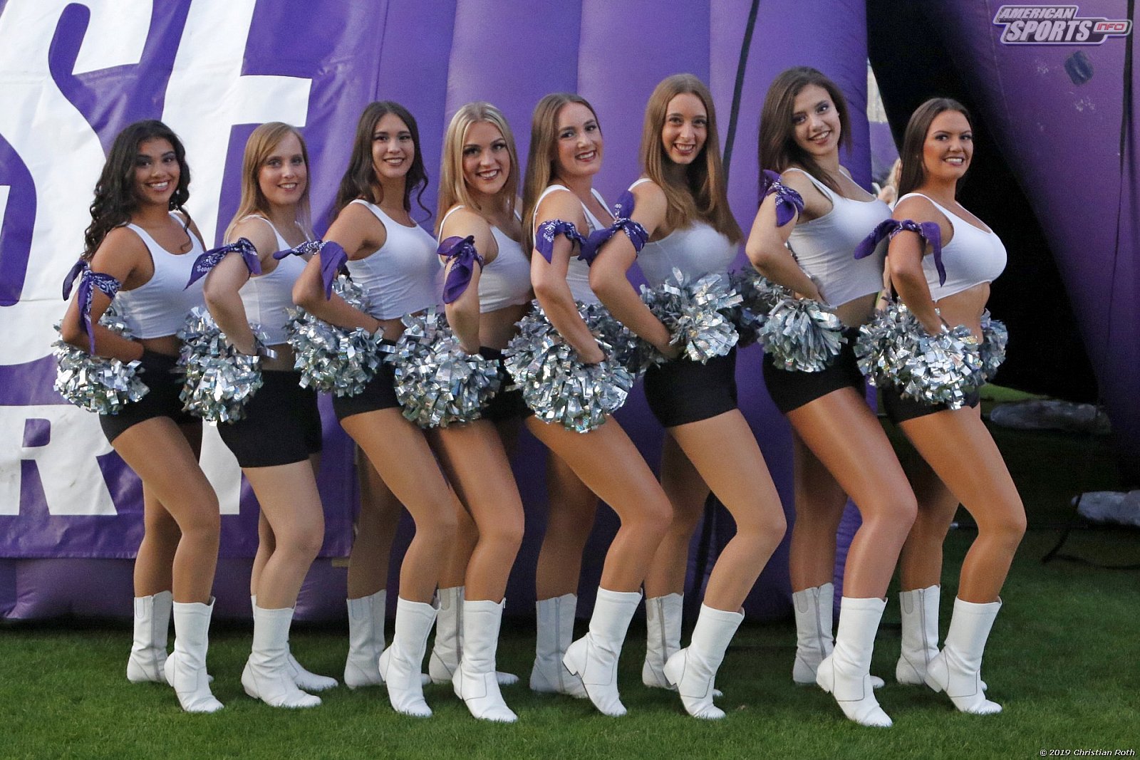Die Frankfurt Universe Cheerleader beim Heimspiel gegen die Hildesheim Invaders am 21.09.2019