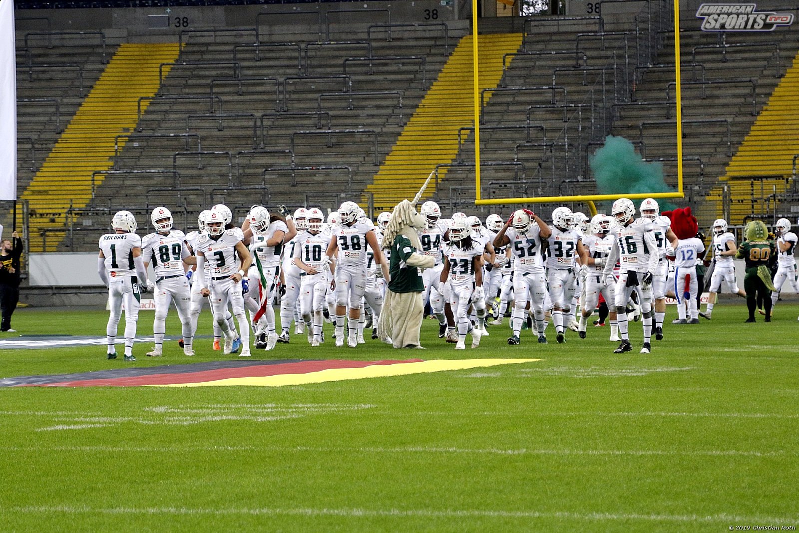 Germanbowl XLI: Schwäbisch Hall Unicorns vs NewYorker Lions Braunschweig 07:10 12.10.2019