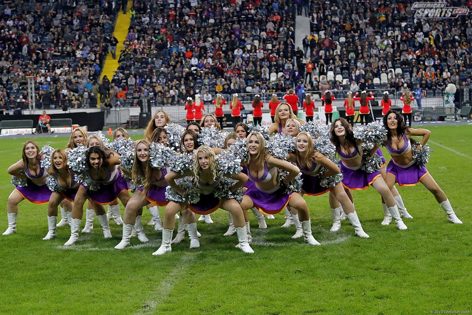 Die Frankfurt Universe Cheerleader beim Germanbowl XLI am 12.10.2019