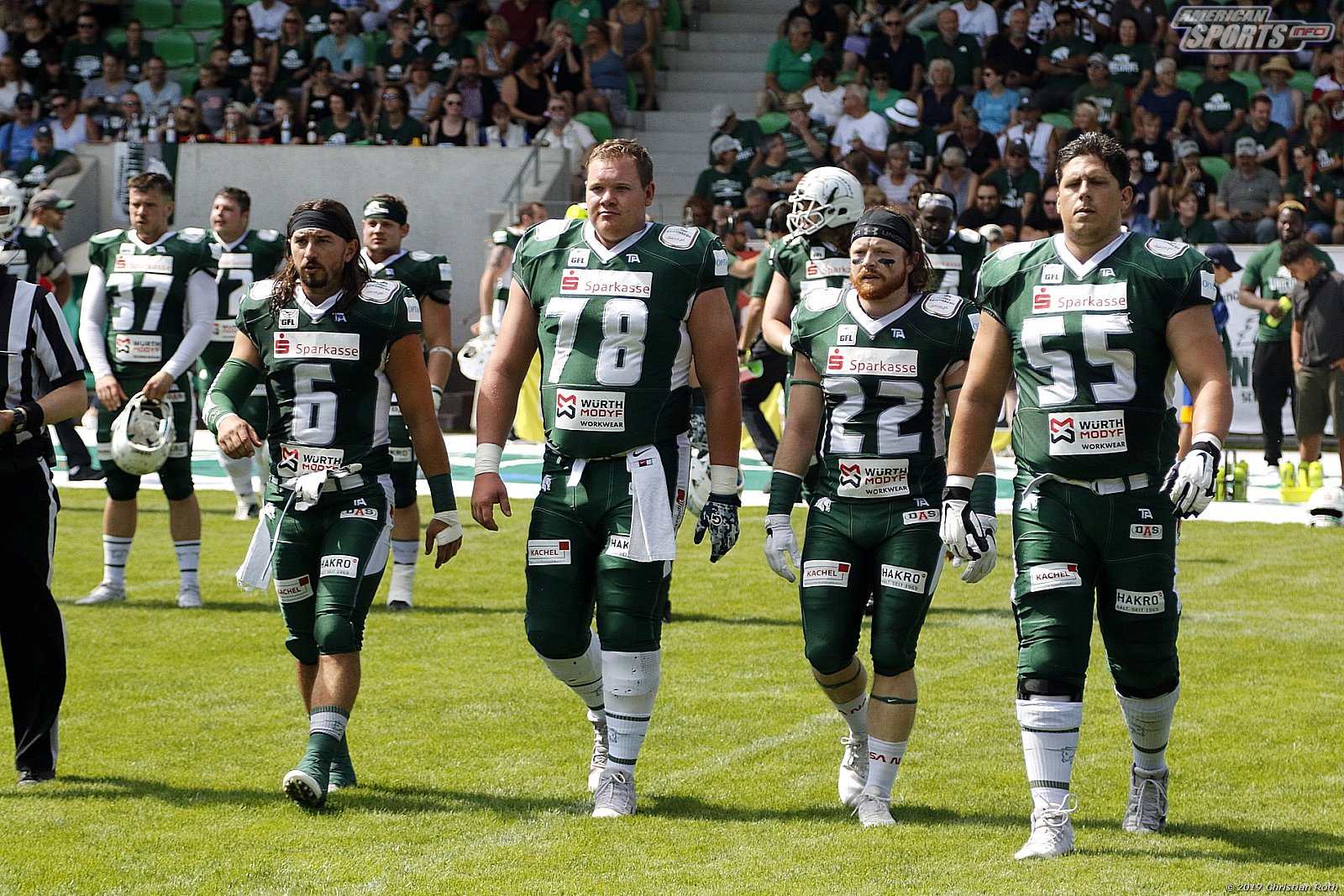 GFL Süd: Schwäbisch Hall Unicorns vs Frankfurt Universe 42:34 11.08.2019