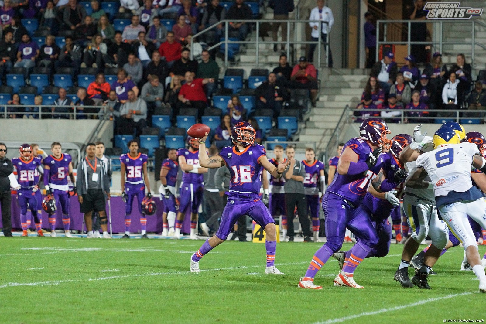 GFL Playoffs Viertelfinale: Frankfurt Universe vs Hildesheim Invaders 28:07 21.09.2019