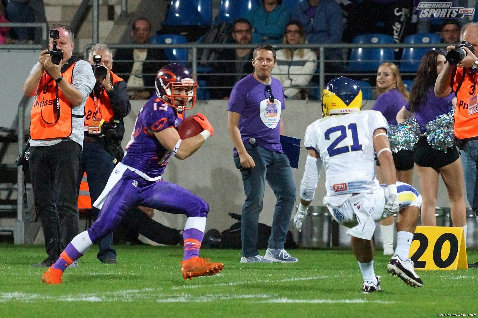 GFL Playoffs Viertelfinale: Frankfurt Universe vs Hildesheim Invaders 28:07 21.09.2019