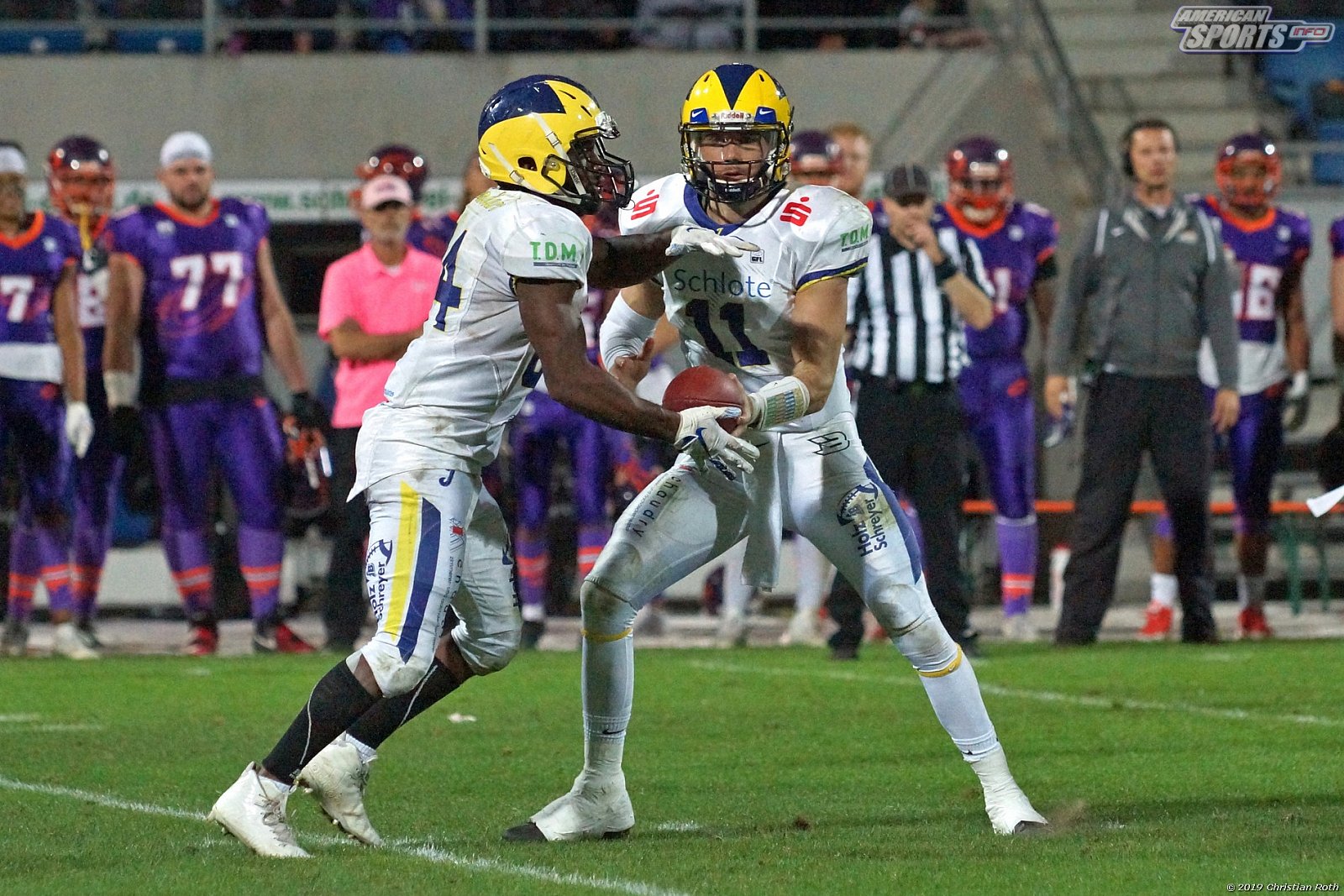 GFL Playoffs Viertelfinale: Frankfurt Universe vs Hildesheim Invaders 28:07 21.09.2019