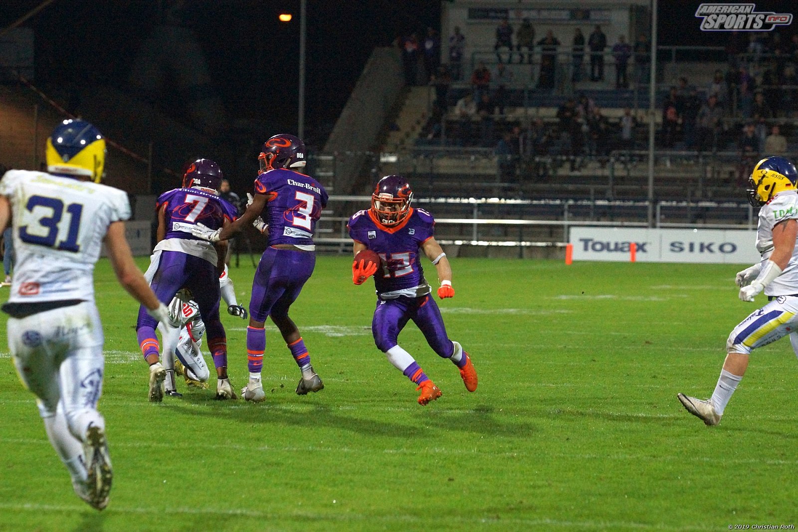 GFL Playoffs Viertelfinale: Frankfurt Universe vs Hildesheim Invaders 28:07 21.09.2019