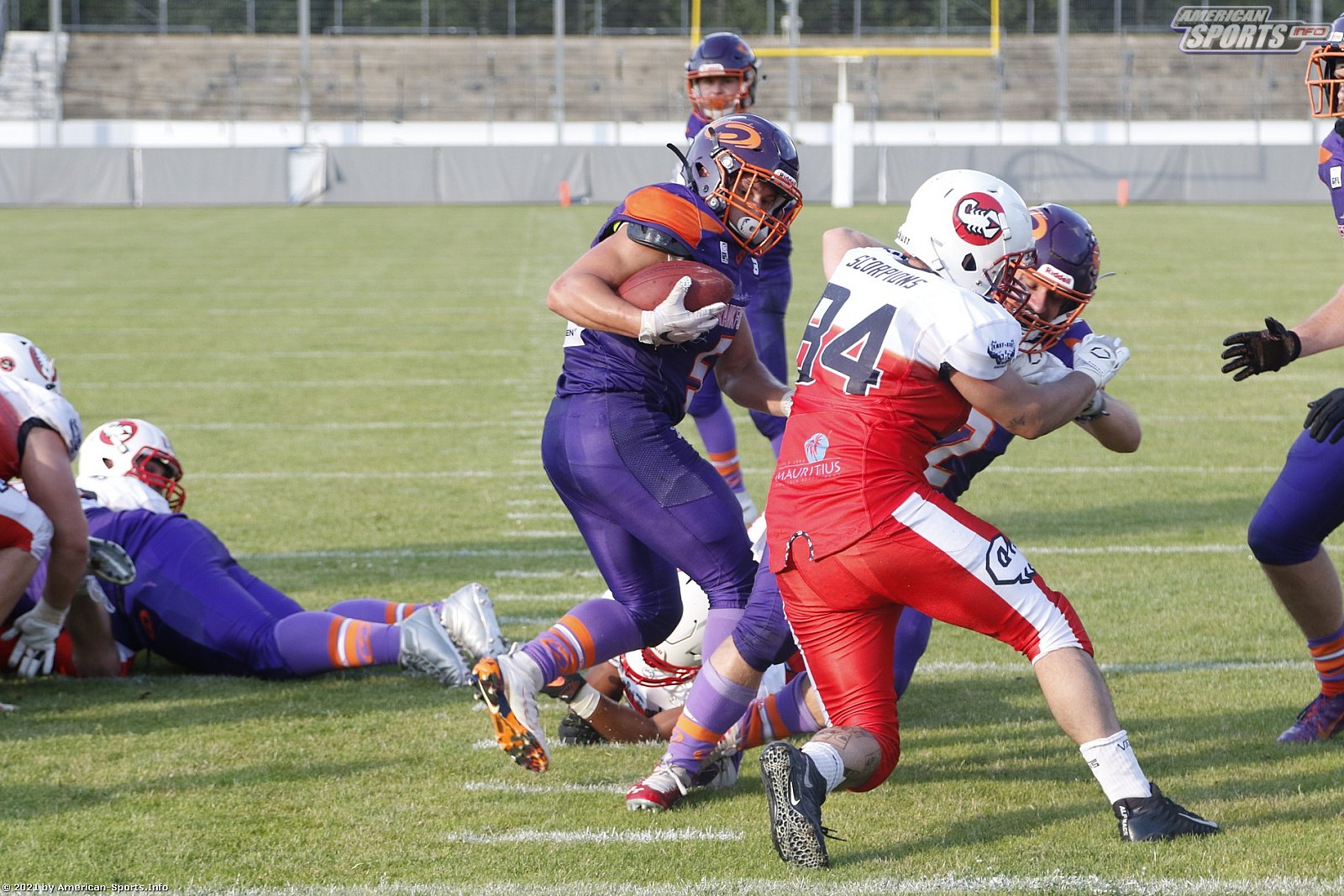 GFL Süd: Stuttgart Scorpions vs. Frankfurt Universe 55:20 26.06.2021 Galerie 2