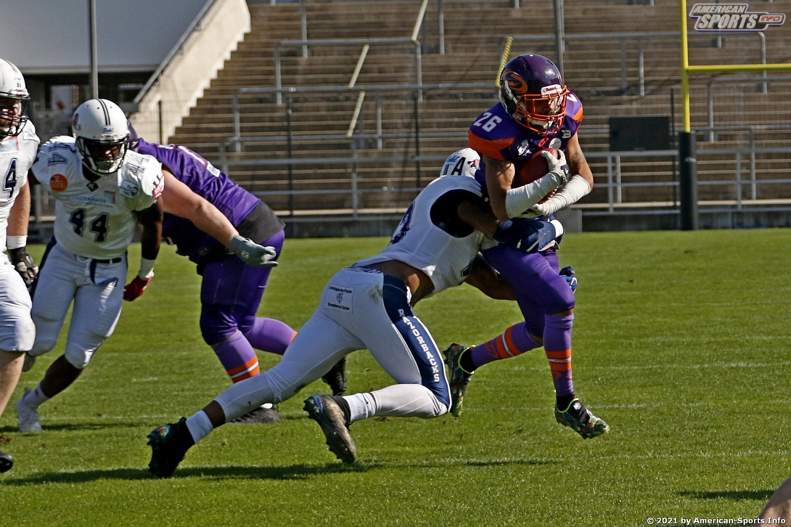 GFL Süd: Frankfurt Universe vs Ravensburg Razorbacks 22:64 14.08.2021