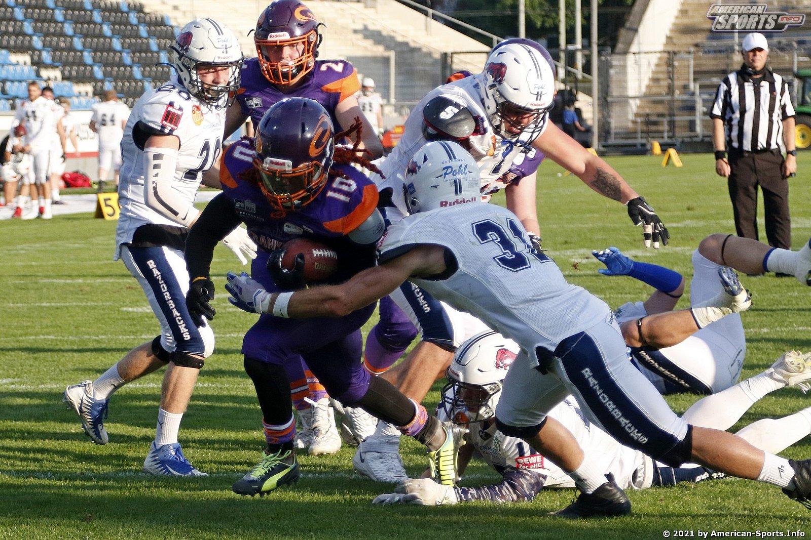 GFL Süd: Frankfurt Universe vs Ravensburg Razorbacks 22:64 14.08.2021