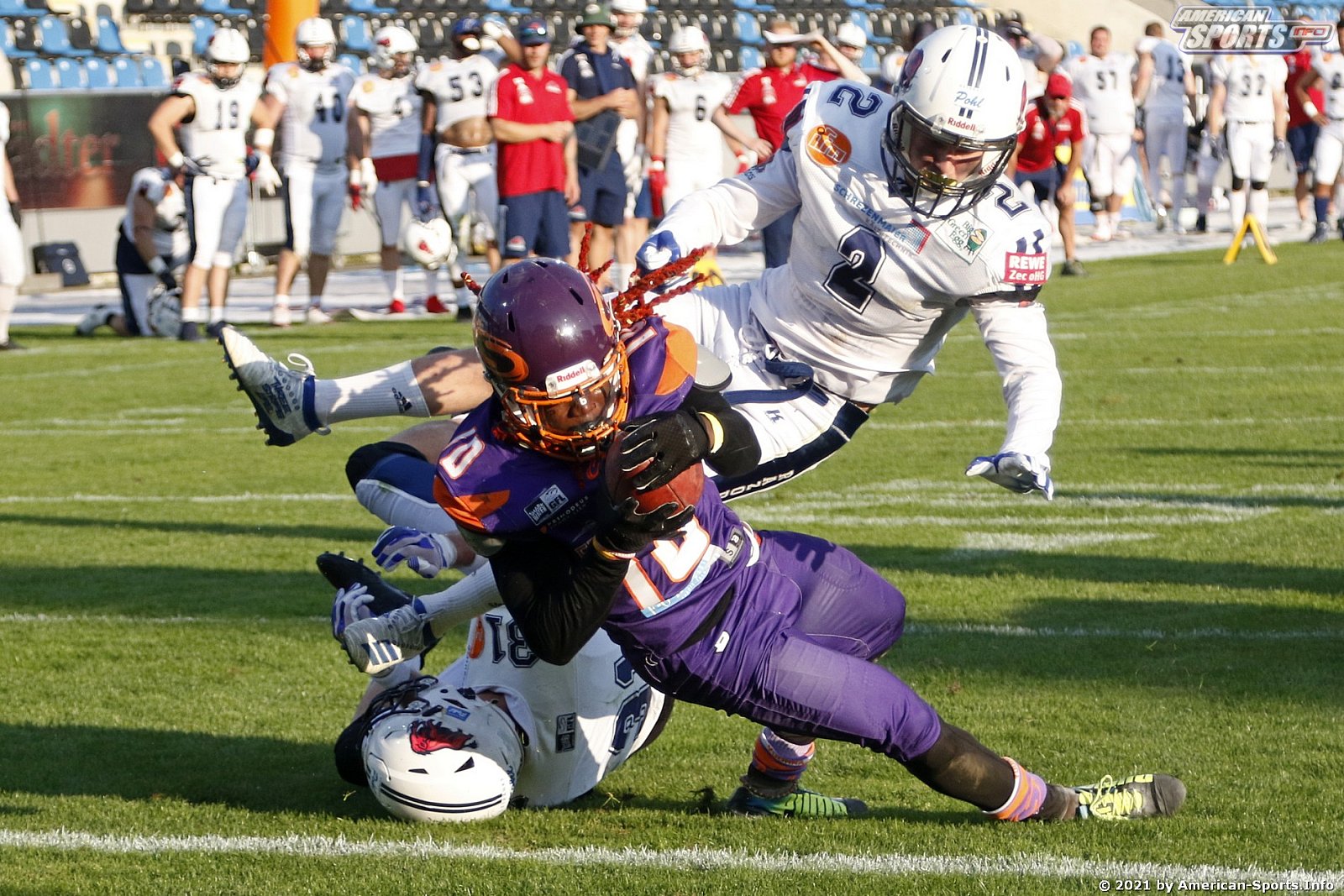 GFL Süd: Frankfurt Universe vs Ravensburg Razorbacks 22:64 14.08.2021