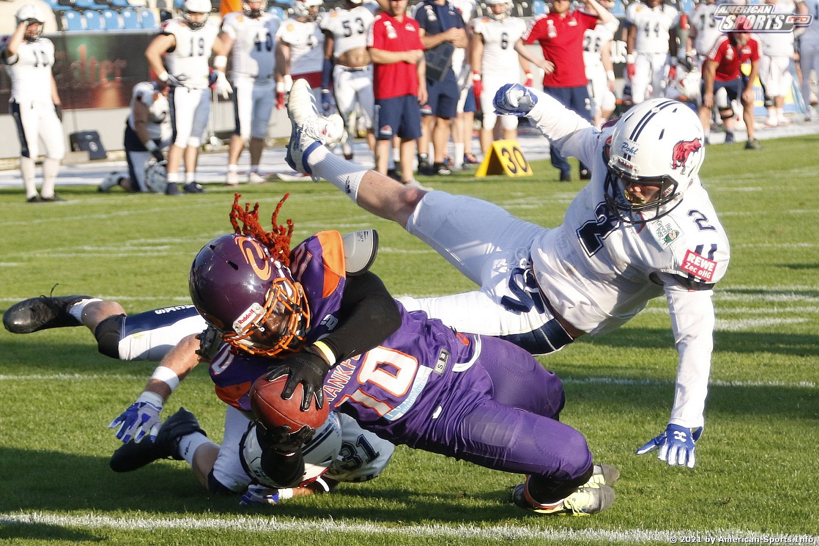 GFL Süd: Frankfurt Universe vs Ravensburg Razorbacks 22:64 14.08.2021