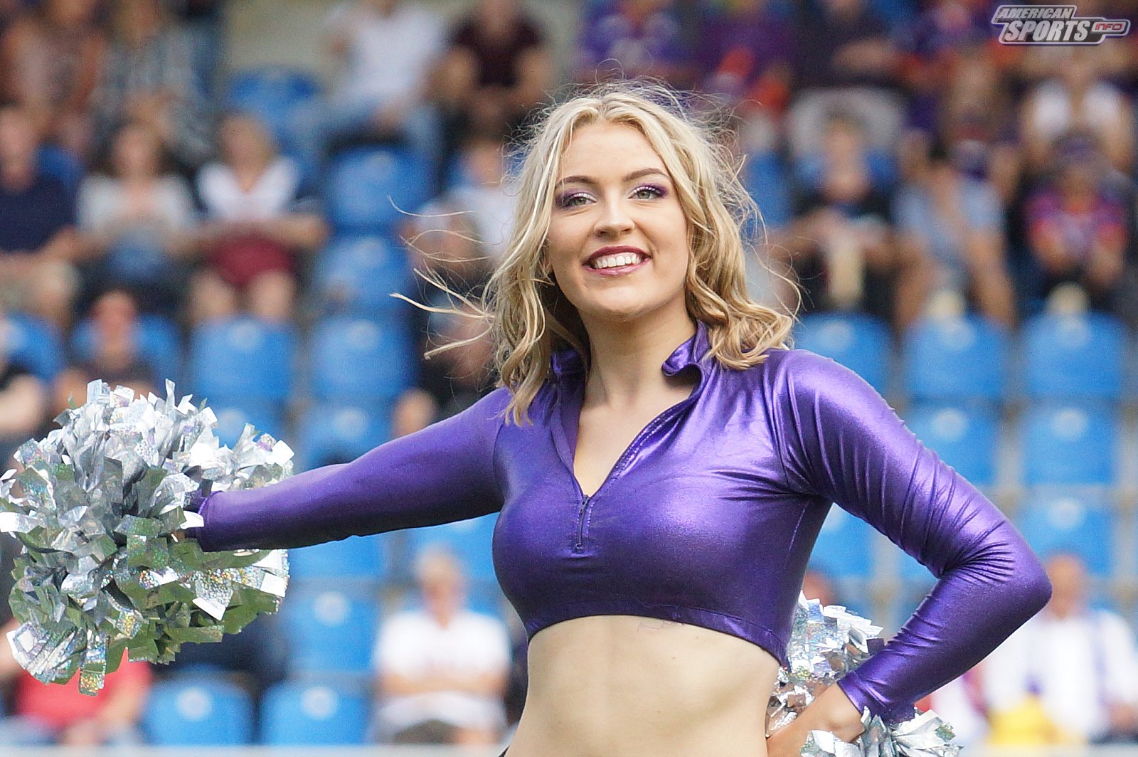 Die Frankfurt Universe Cheerleader beim Heimspiel gegen die Stuttgart Scorpions am 18.08.2019