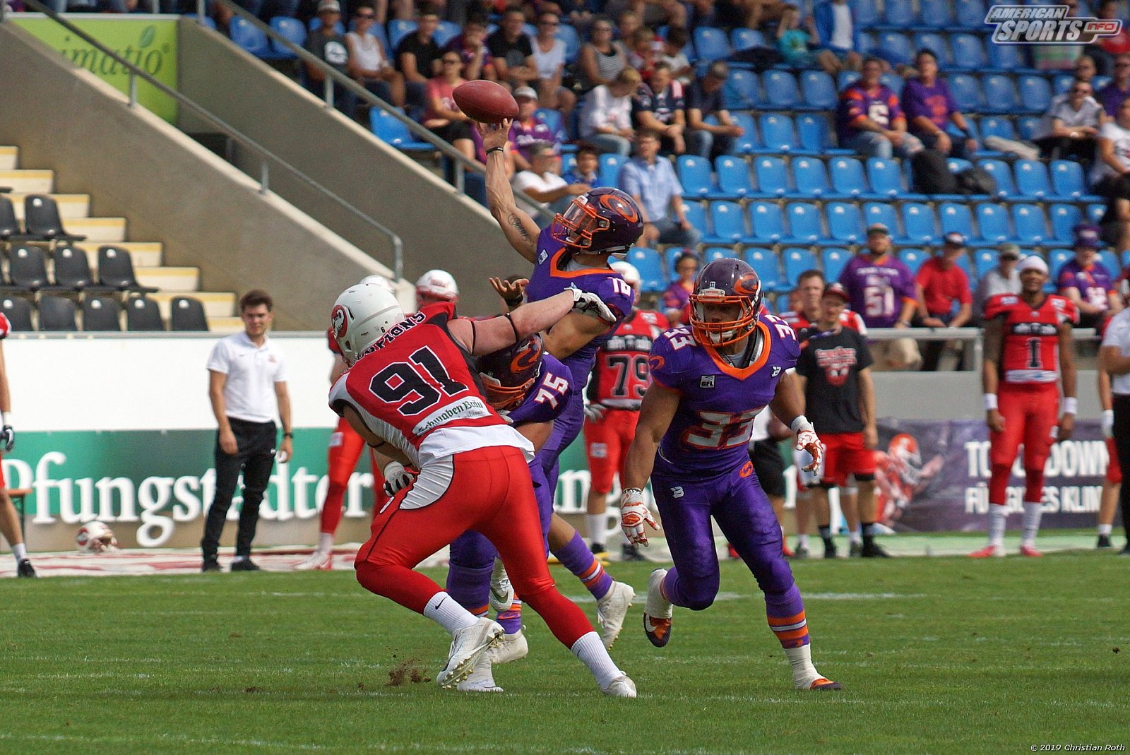 GFL Süd: Frankfurt Universe vs Stuttgart Scorpions 51:12 18.08.2019 Galerie 1