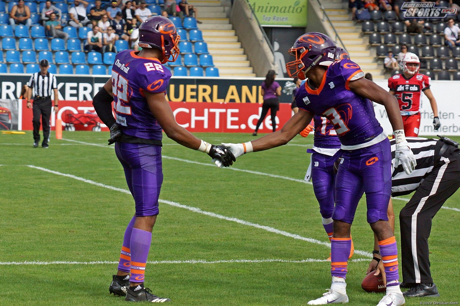 GFL Süd: Frankfurt Universe vs Stuttgart Scorpions 51:12 18.08.2019 Galerie 1