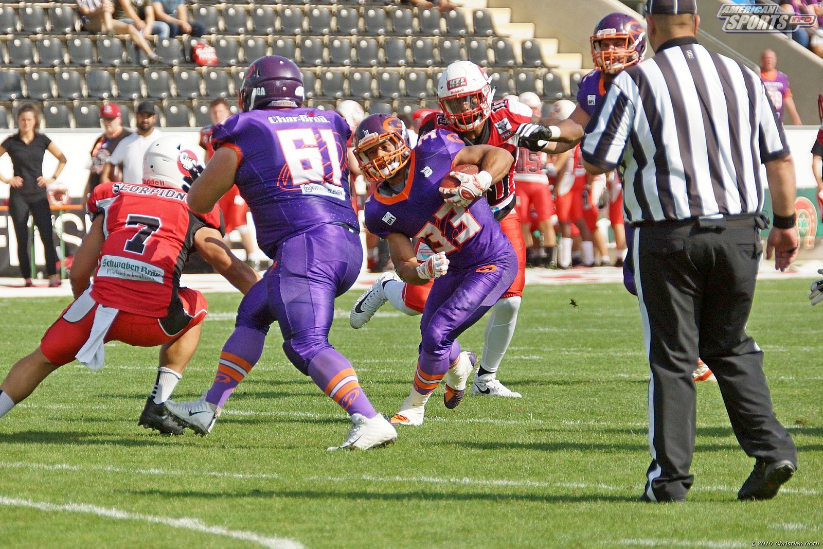 GFL Süd: Frankfurt Universe vs Stuttgart Scorpions 51:12 18.08.2019 Galerie 1