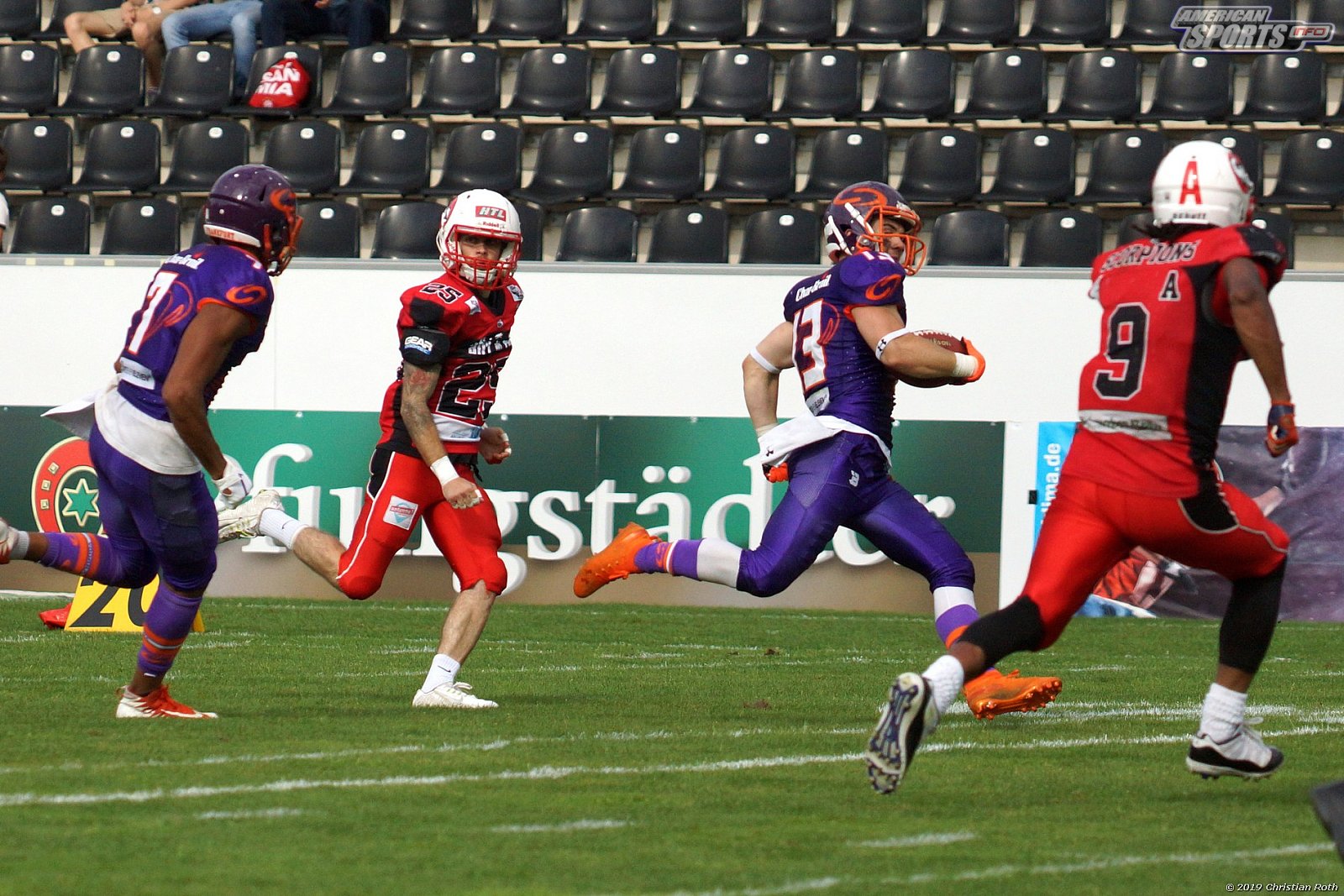 GFL Süd: Frankfurt Universe vs Stuttgart Scorpions 51:12 18.08.2019 Galerie 1