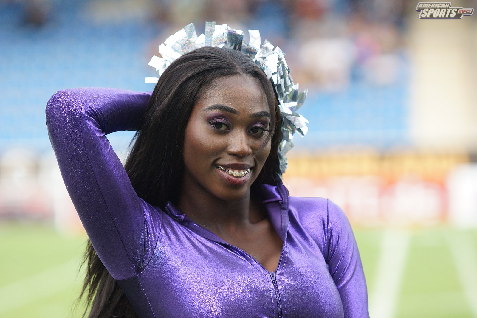 Die Frankfurt Universe Cheerleader beim Heimspiel gegen die Stuttgart Scorpions am 18.08.2019