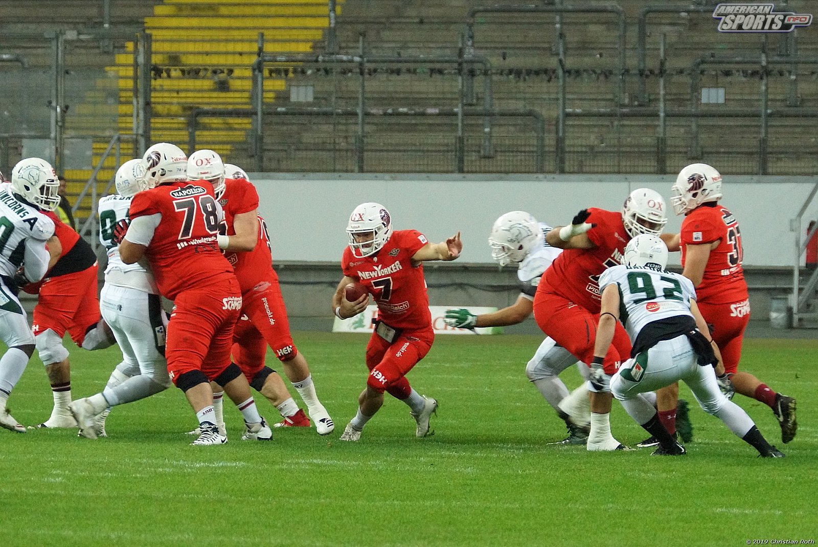 Germanbowl XLI: Schwäbisch Hall Unicorns vs NewYorker Lions Braunschweig 07:10 12.10.2019