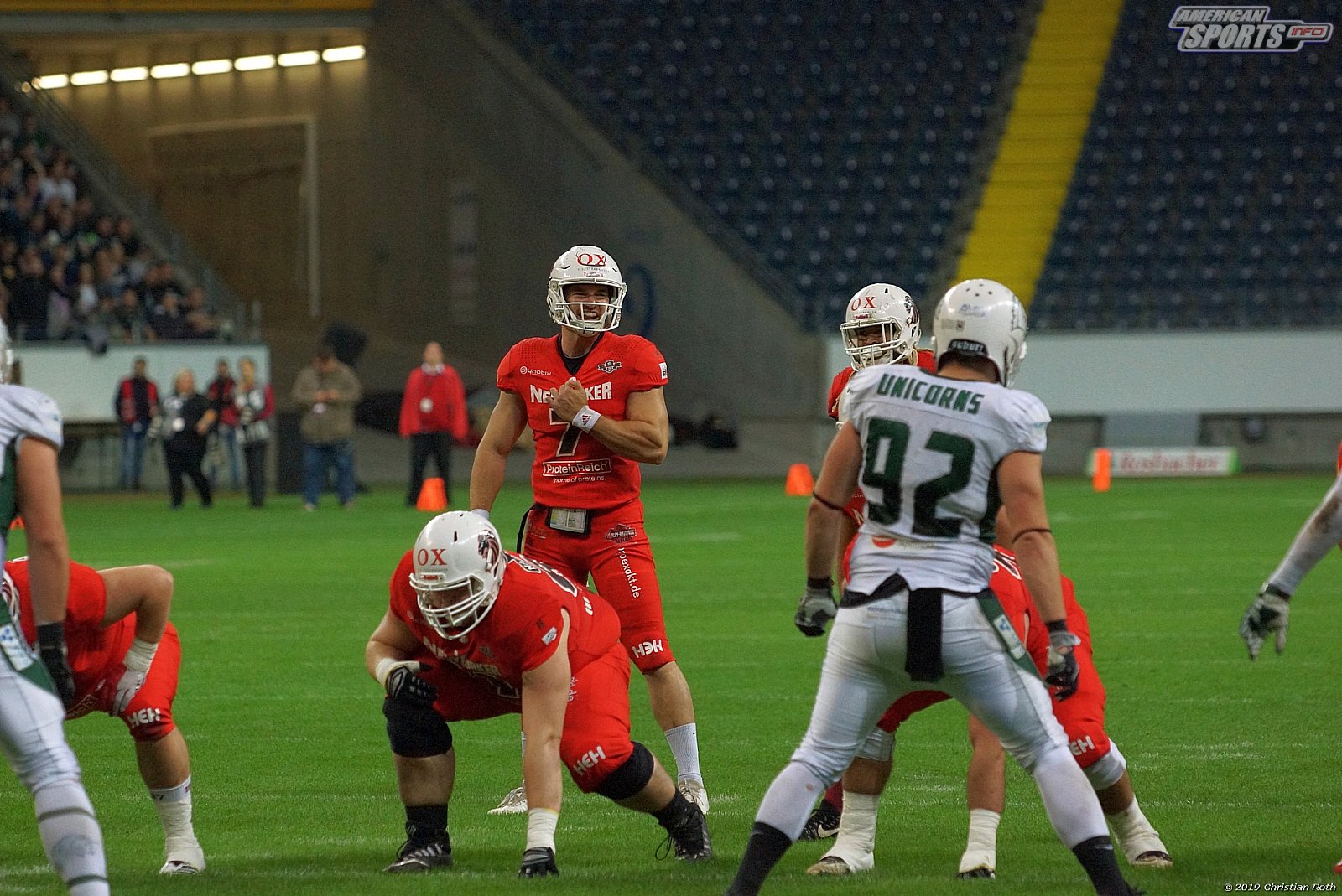 Germanbowl XLI: Schwäbisch Hall Unicorns vs NewYorker Lions Braunschweig 07:10 12.10.2019